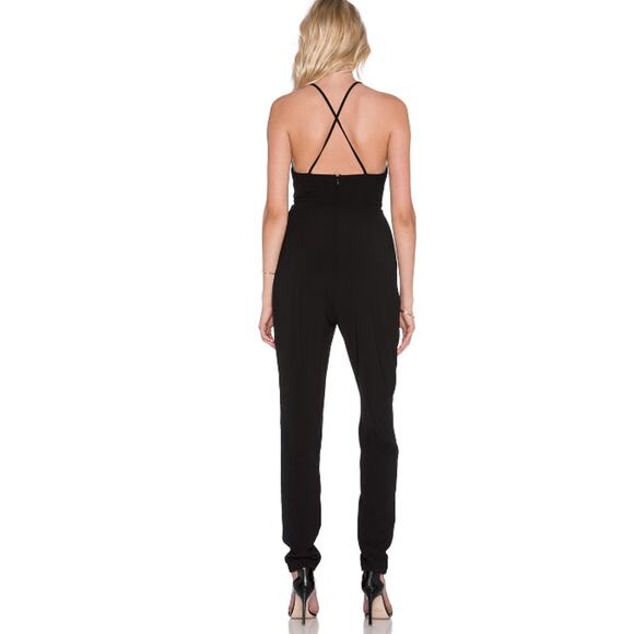 Revolve x The Fifth Label Join the Ride Black Strappy Back Jumpsuit Large - Picture 2 of 16